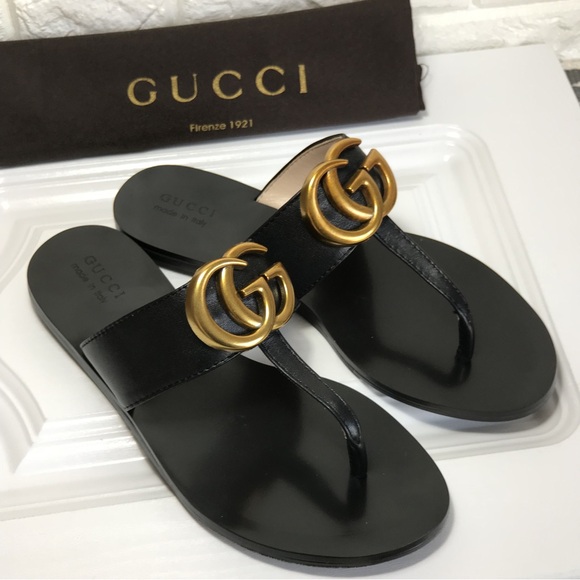 Gucci Shoes - Gucci marmont thong  sandals